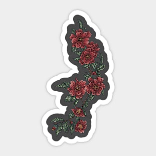 Camellias Sticker